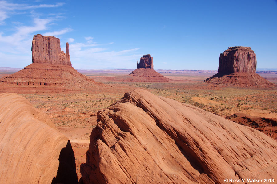 The Mittens and Merrick Butte at Monument Valley, Arizona