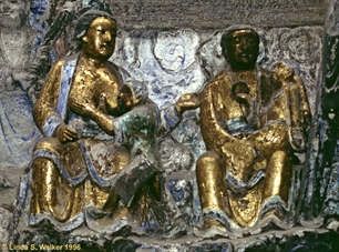 Two Wall Carvings, Dazu, China