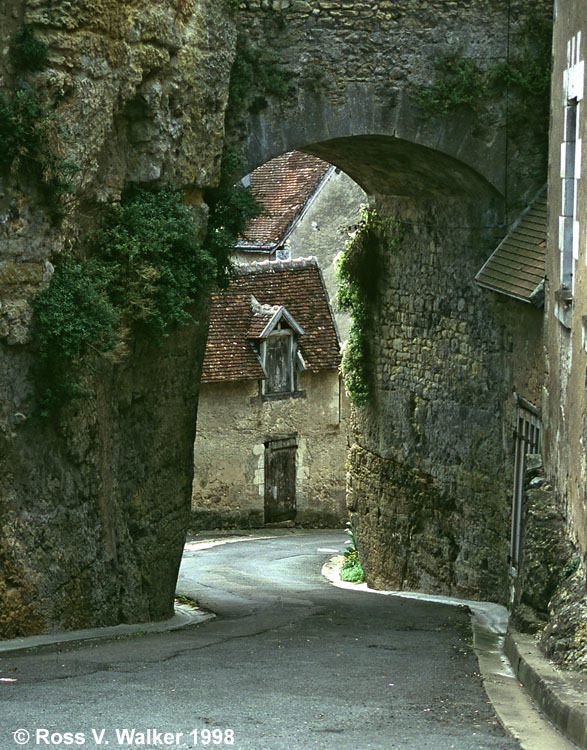 Arched Street, Montresor, Loire Valley, France