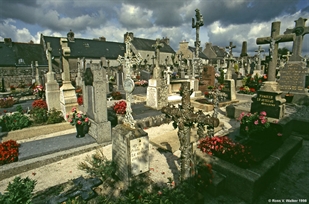 Locronan Cemetery, France