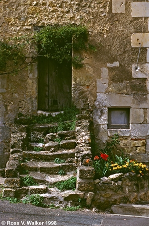 Montresor, France ancient steps