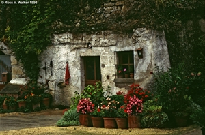 Troglodyte house, France