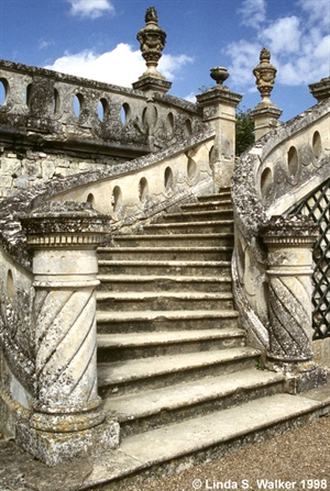 Staircase, Valencay, France
