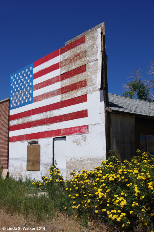 False front flag, Carter, Wyoming