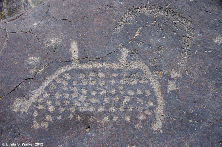 Ram petroglyph, Celebration Park, Idaho