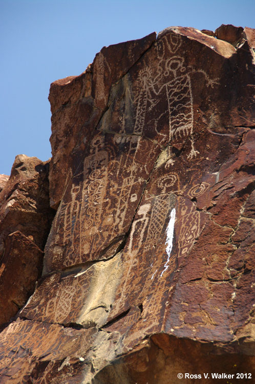 Coso rain shaman petroglyphs, China Lake, California