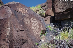 Coso pattern petroglyph