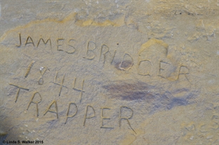 Jim Bridger Inscription