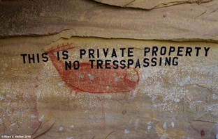No Trespassing Pictograph