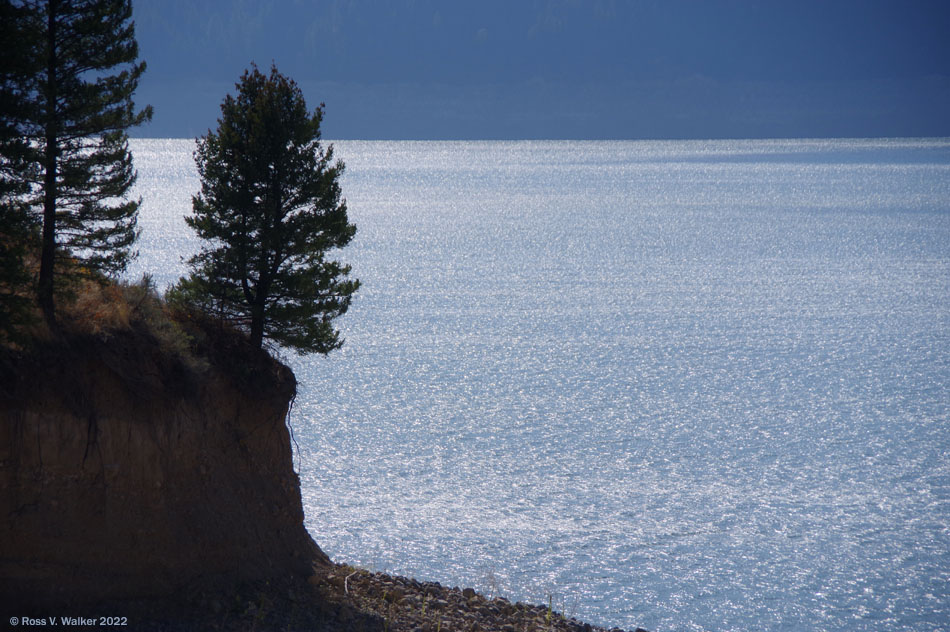Low water at Palisades Reservoir, Idaho
