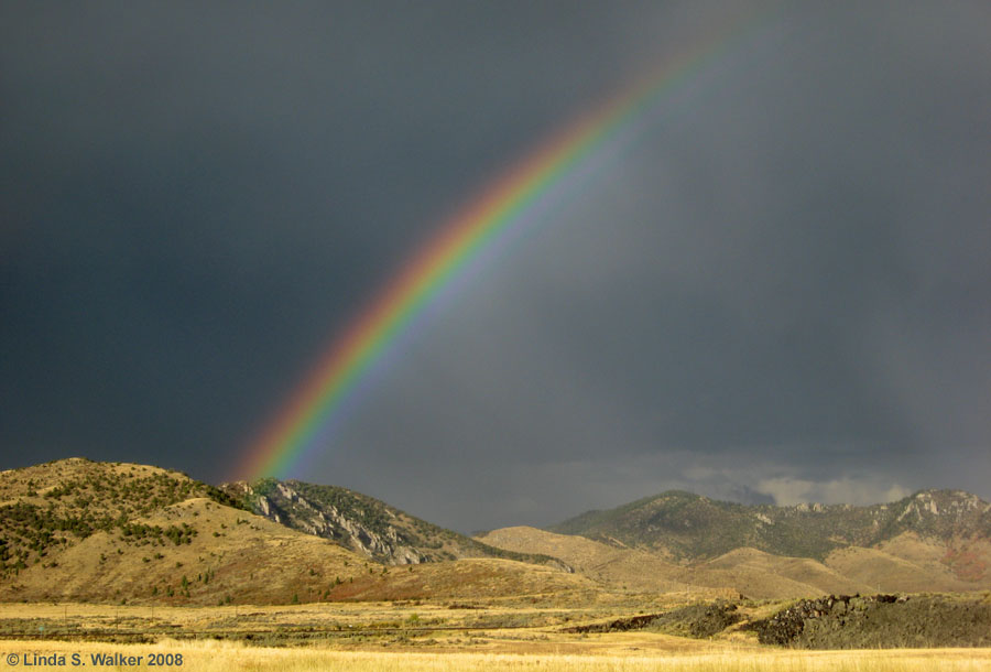 Rainbow over Gem Valley, near Soda Springs, Idaho