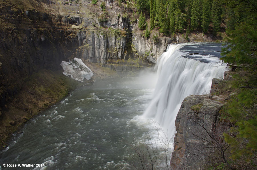 Mesa Falls, on the Henry's Fork of the Snake River, Idaho