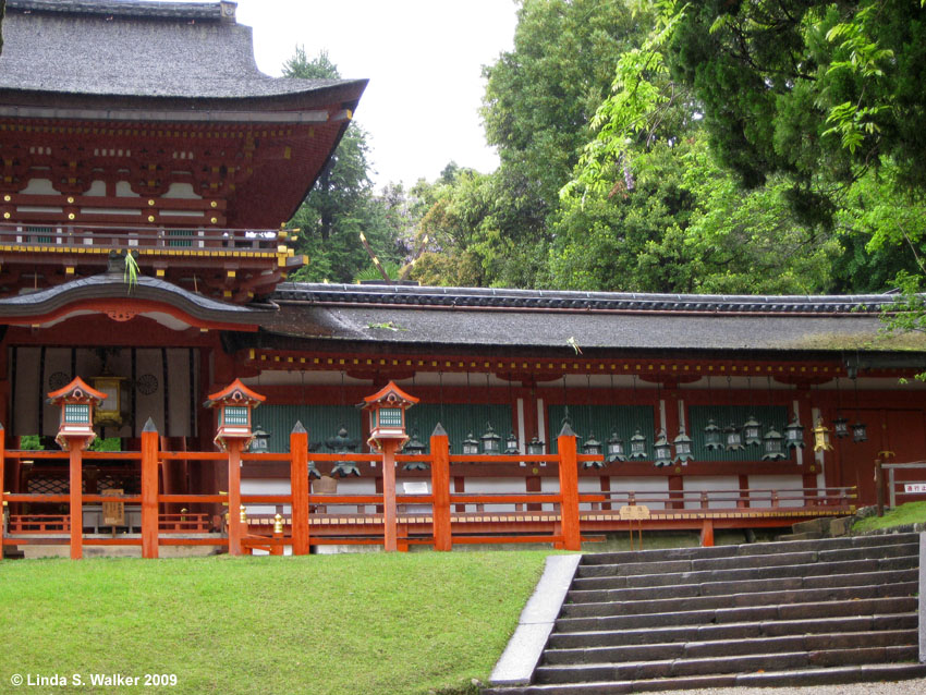 Kasuga Shrine has 3000 stone and bronze lanterns, Nara, Japan