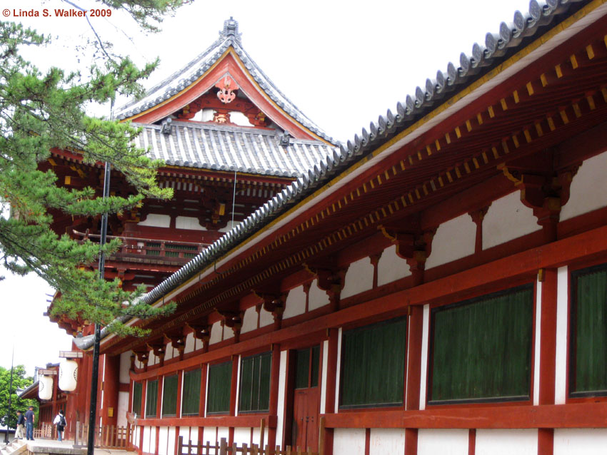 Temple gate, Todaiji Temple, Nara, Japan