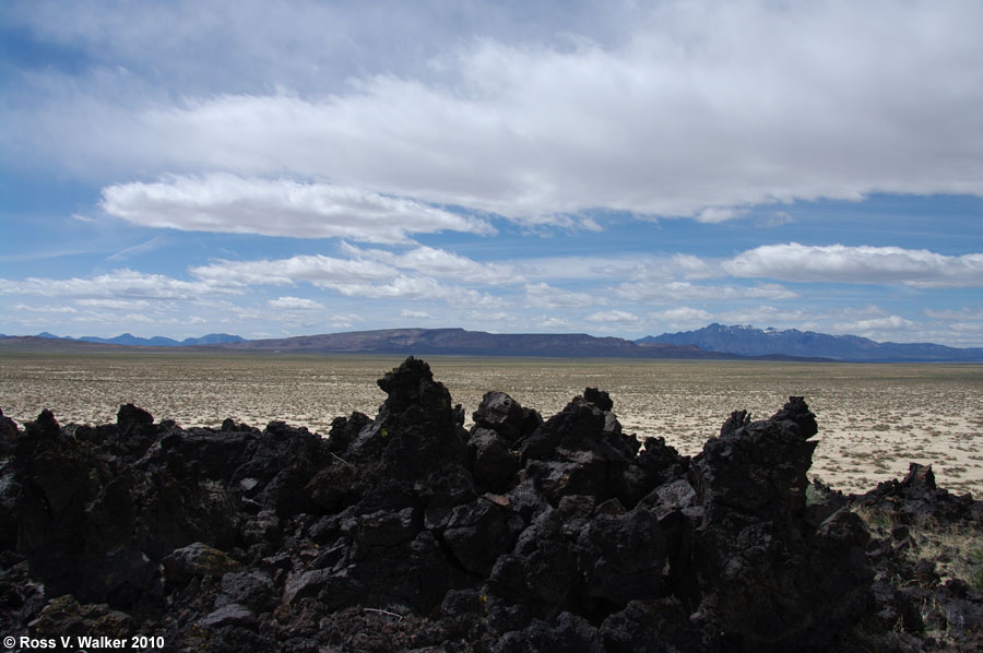 Black Rock Lava Flow covers about 1900 acres of the Lunar Volcanic Field, NV