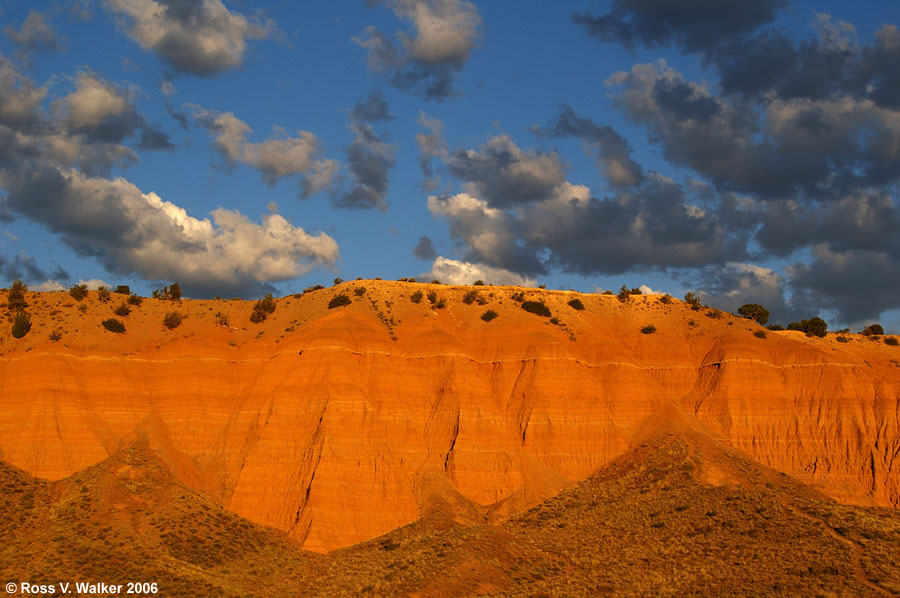 Cliffs at sunrise, Cathedral Gorge State Park, Nevada