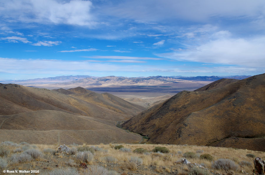 Pole Canyon, from high in the Eugene Mountains, Nevada