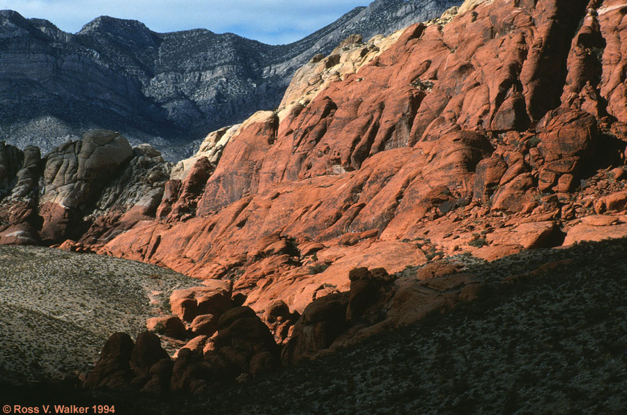 Convoluted landscape at Red Rock Canyon National Conservation Area, Nevada