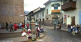 A street in Cuzco, Peru