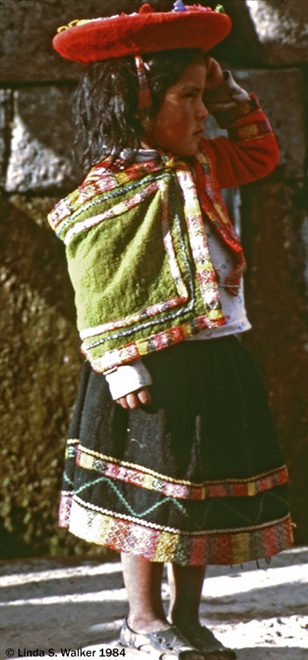 Indian girl, Peru