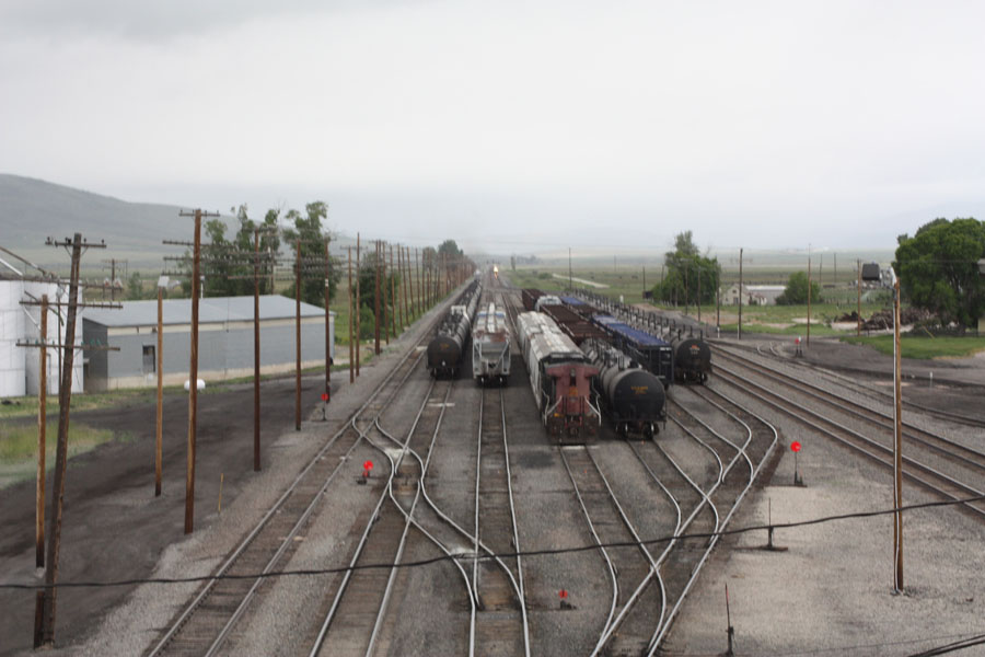 Railroad yard, Montpelier, Idaho