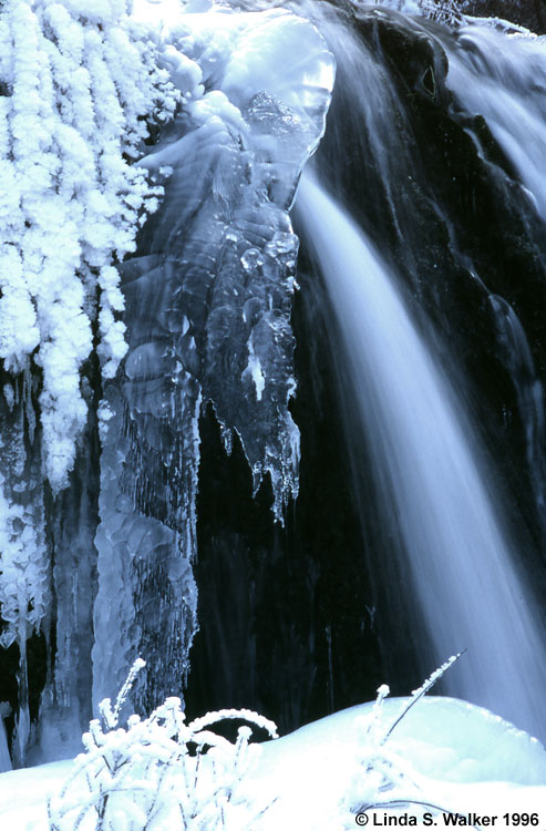 Ice man, Pine Creek, Wyoming