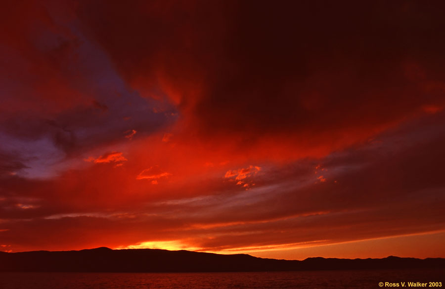 Sunset Over Bear Lake, Cisco Beach, Utah