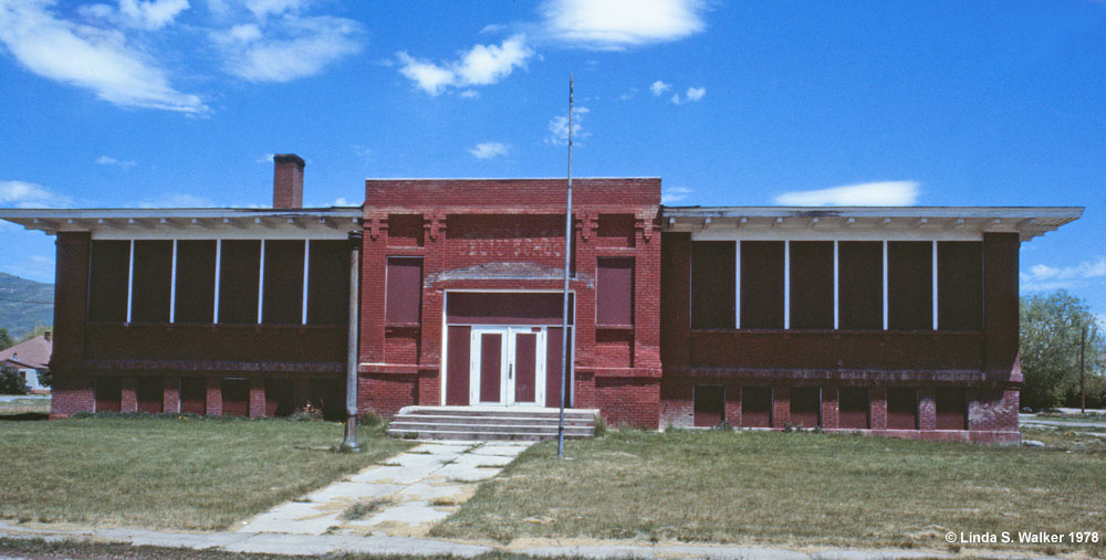 Lincoln School in Montpelier, Idaho burned down in 1990.