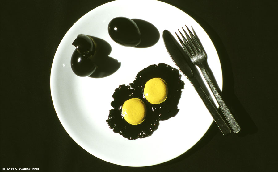Double Yolk black eggs