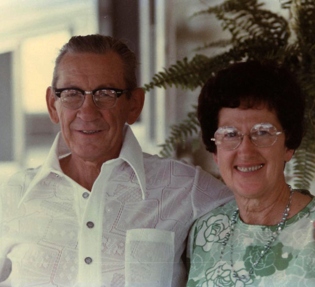 Arlene and Joe Schoener at their home in Mesa, Arizona