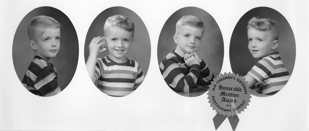 Ross and Gary Walker placed in the National Children's Photography Contest, 1950. 