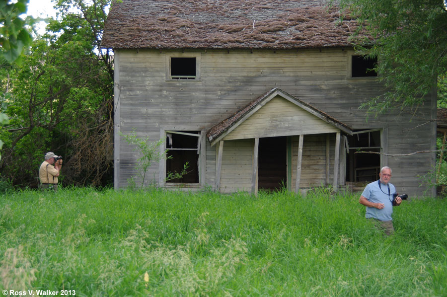 Abandoned house on a back road in the Palouse near Steptoe, Washington
