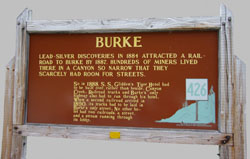 Burke historic sign