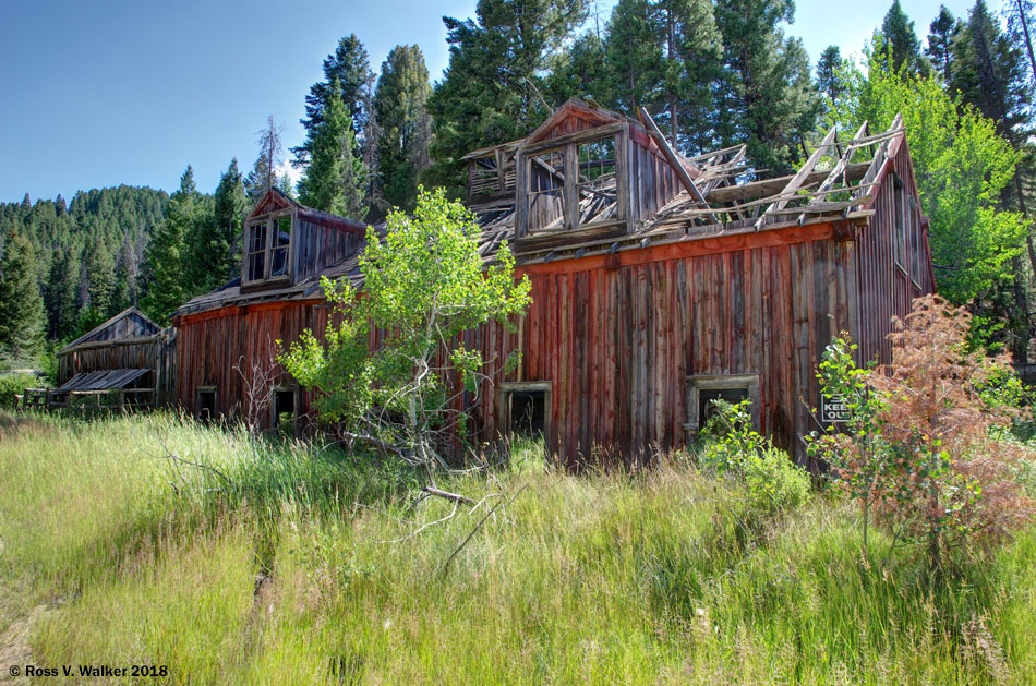 Mining Company building in Kirkville (Clark), Montana
