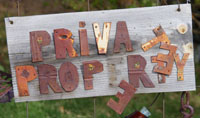 Private Property sign