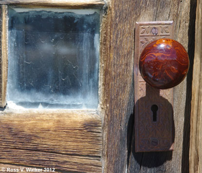 Doorknob at Bodie, California ghost town