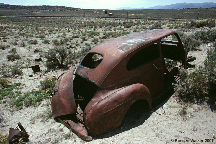 Rusty old car, Cobre, Nevada