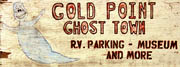 Gold Point ghost town sign