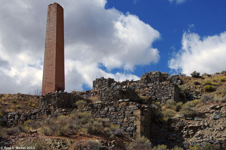 Independence Mill ruins, Tuscarora, Nevada