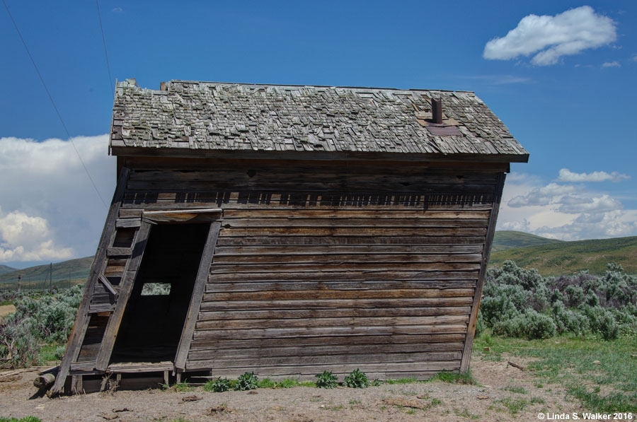 Leaning house, Sage, Wyoming