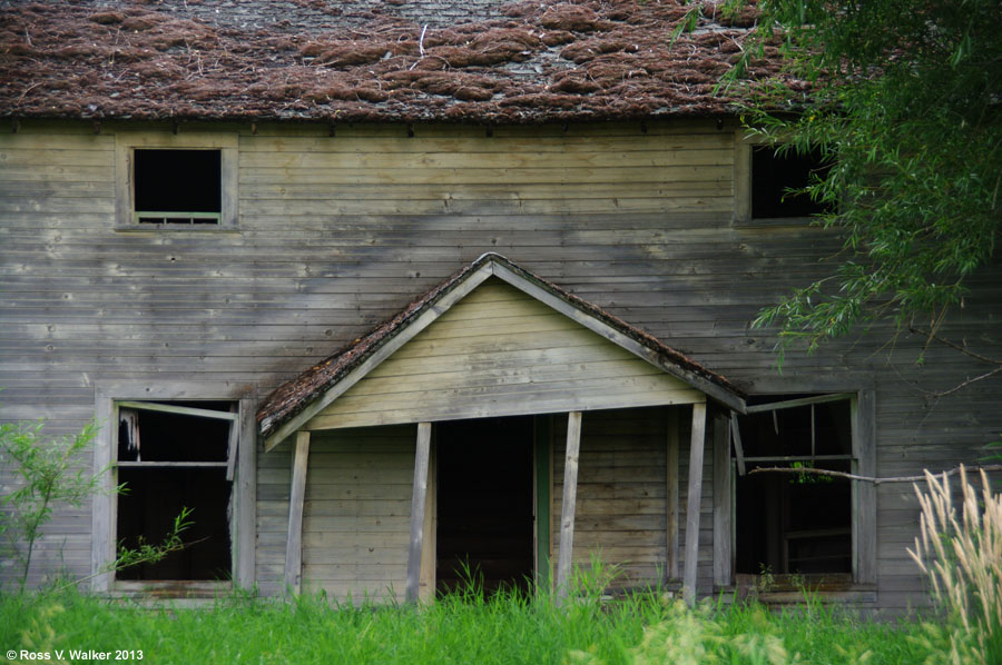 Haunted house on a back road near Steptoe, Washington