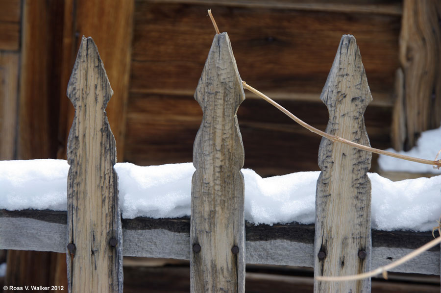 Picket fence, Bodie, California