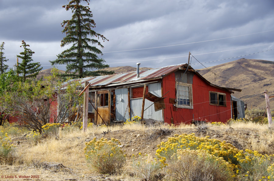Abandoned house at Tuscarora, Nevada