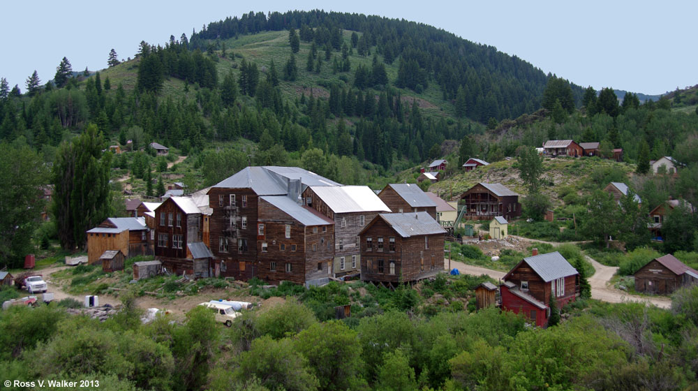 Overview of Silver City, Idaho