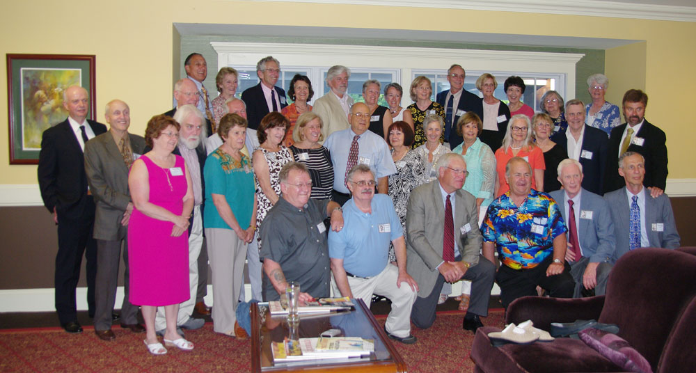 Newtown High School class of '62, group photo, 50th reunion 2012