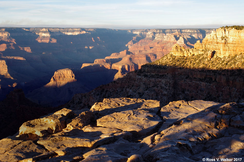 Yaki Point on the south rim of the Grand Canyon, Arizona