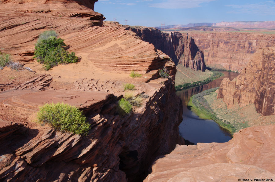 The Colorado River, downstream from Glen Canyon Dam, Arizona