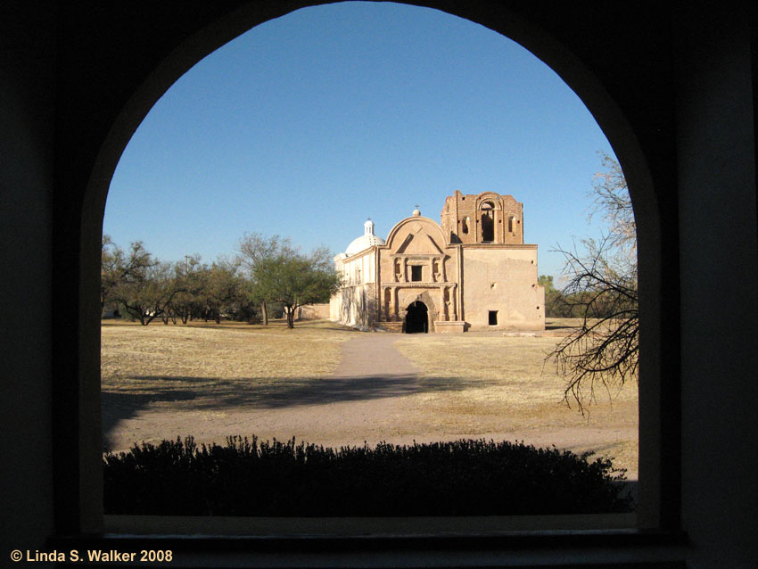 Old Spanish mission at Tumacacori National Historical Park, Arizona
