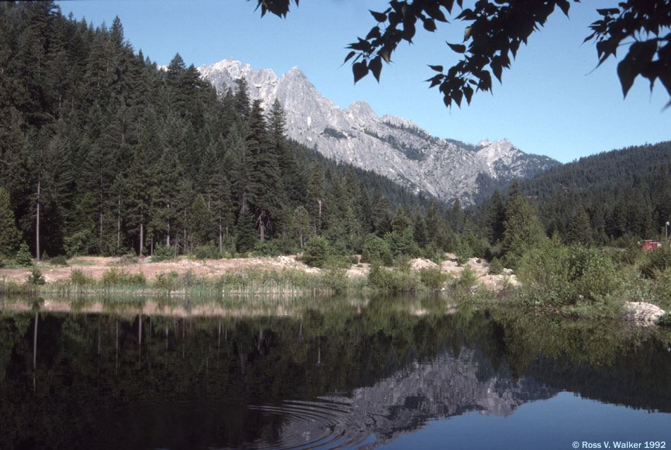 Castle Crags from Railroad Park, Dunsmuir, California