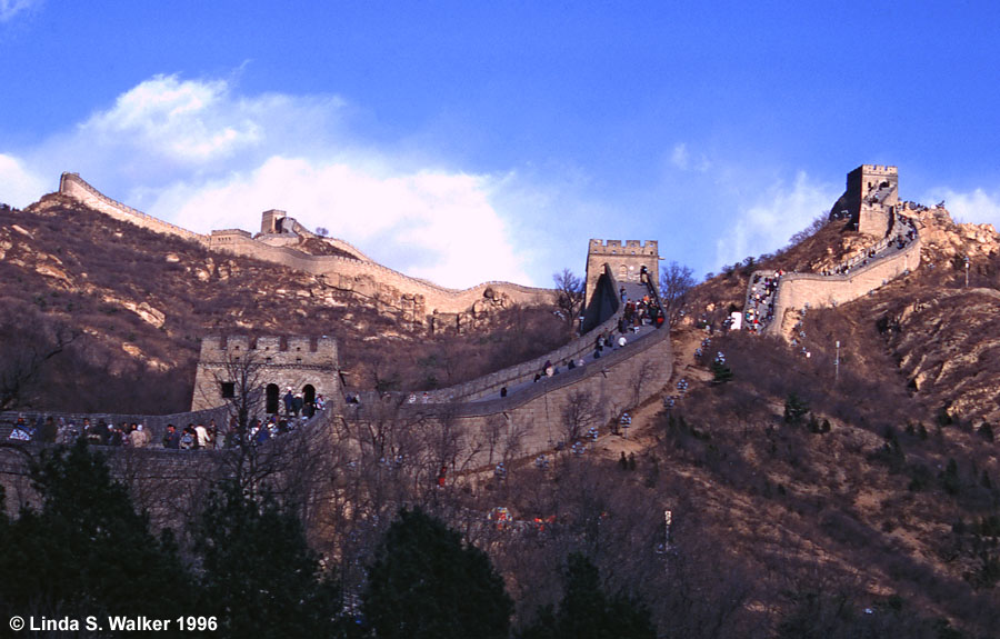 The Great Wall, Badaling section near Beijing, China